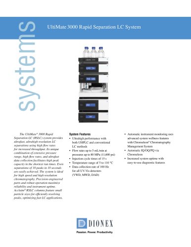 UltiMate 3000 Rapid Separation LC (RSLC) System