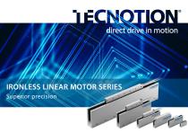 Ironless linear motor brochure