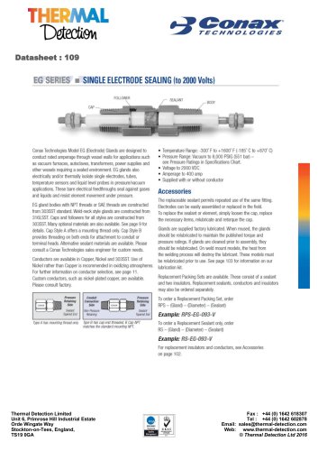 Conax EG Electrode Gland