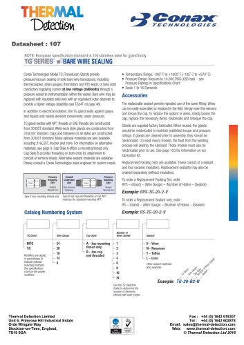 Conax TG Multi Wire Gland