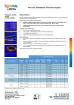 Pre-cut Validation Thermocouples VTFP