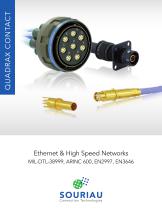 Ethernet & High Speed Networks MIL-DTL-38999, ARINC 600, EN2997, EN3646