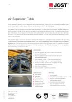 Air separation Table