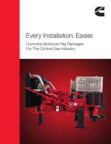 Cummins Workover Rig Packages For The Oil And Gas Industry Brochure