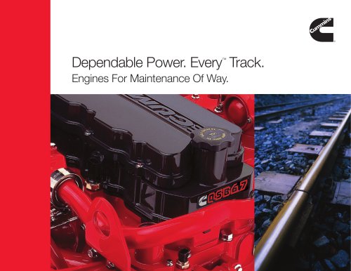 Dependable Power. Every™  Track