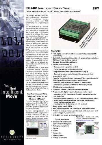 IBL2401 INTELLIGENT SERVO DRIVE