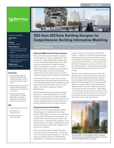 AG5 Uses AECOsim Building Designer for Comprehensive Building Information Modeling