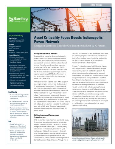 Asset Criticality Focus Boosts Indianapolis’ Power Network