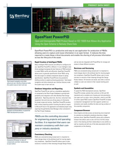 Bentley OpenPlant PowerPID 