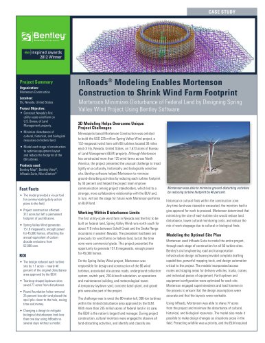 Mortenson Construction to Shrinks Wind Farm Footprint