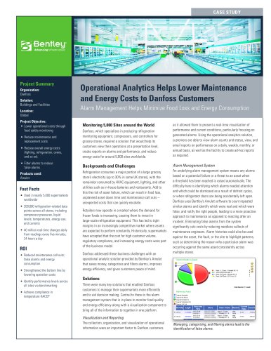 Operational Analytics Helps Lower Maintenance and Energy Costs to Danfoss Customers