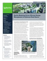 Reality Modeling Drives Efficient Design, Management of Anderson Road Quarry