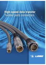 High-speed data transfer Twisted pairs connectors