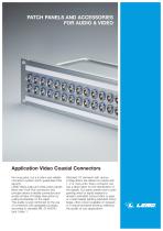 PATCH PANELS AND ACCESSORIES FOR AUDIO & VIDE