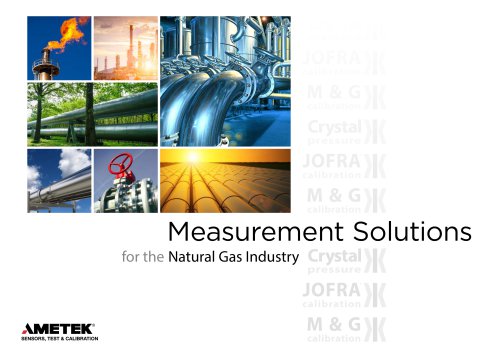 Measurement Solutions for the Natural Gas Industry