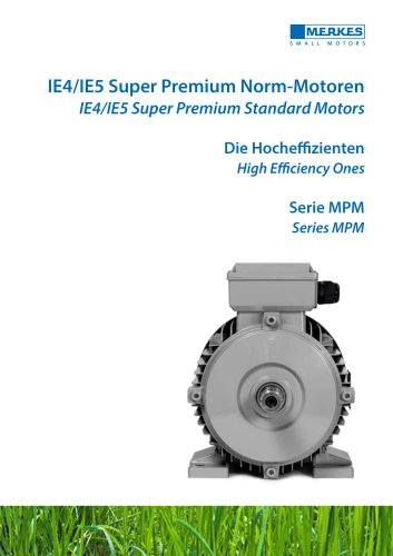 IE4 Super Premium Standard Motors Series MPM - High Efficiency Ones