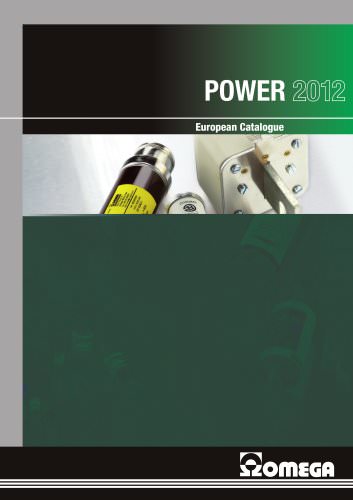 EUROPEAN CATALOGUE 2012 - POWER