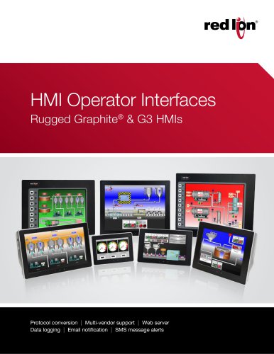 HMI Operator Interfaces Rugged Graphite ®  & G3 HMIs