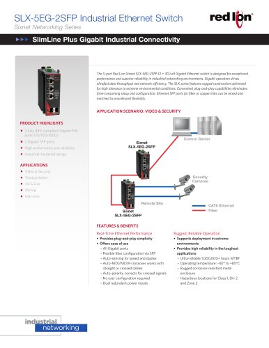 SLX-5EG-2SFP Industrial Ethernet Switch