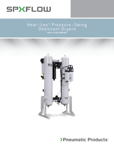 DHA & CDA Series - Heat-Les™ Desiccant Air Dryers