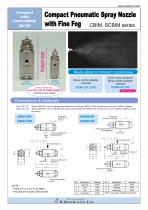 Compact pneumatic nozzle- CBIM series