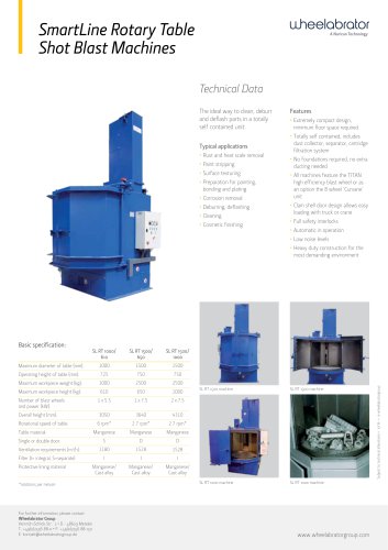 Smartline Rotary Table Shot Blast Machines