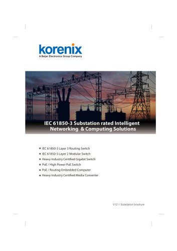 Korenix 2012 Substation Automation Brochure