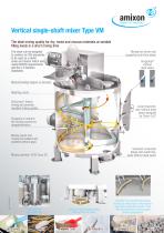 Vertical single-shaft mixer Type VM