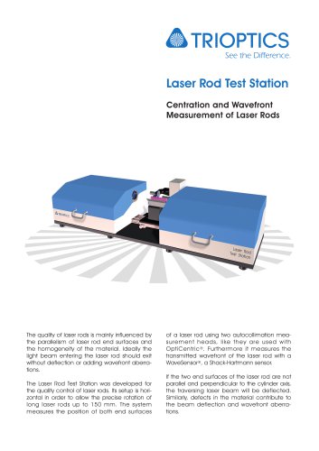 Laser Rod Test Station