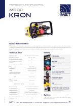 Technical data M880 KRON