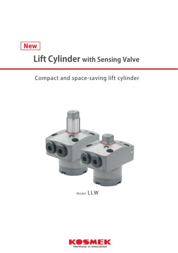 Lift cylinder with sensing valve LLW