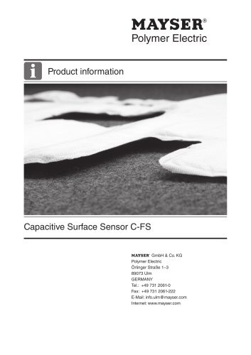 Capacitive Surface Sensor C-FS