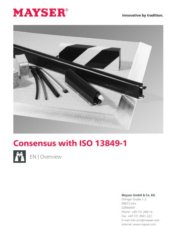 Consensus with ISO 13849-1