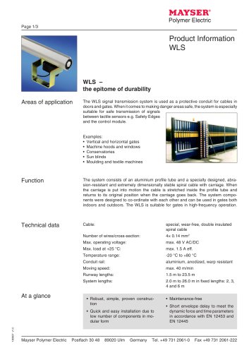 Transmission Systems WLS 