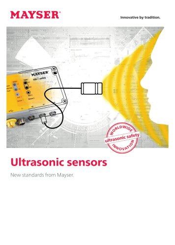 Ultrasonic sensors brochure