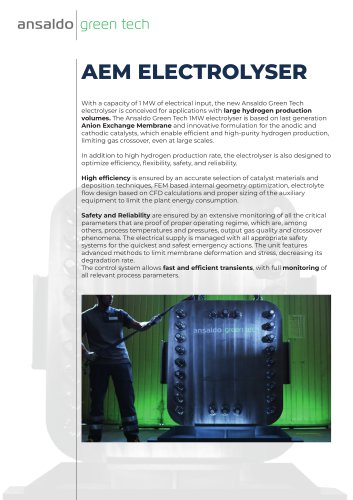 AEM ELECTROLYSER