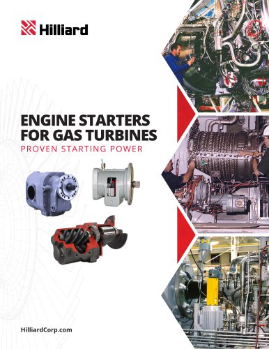 Engine Starters for Gas Turbines