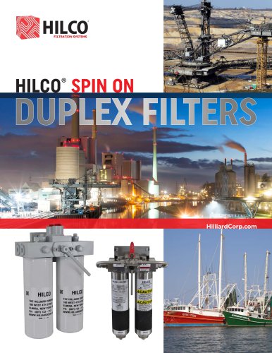 HILCO Spin On Duplex Filters