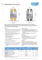 Non-return valves ULTRA