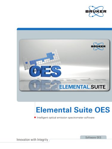 Elemental Suite OES - Intelligent optical emission spectrometer software