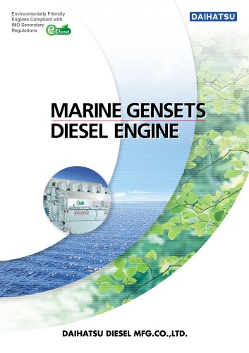 MARINE GENSETS DIESEL ENGINE