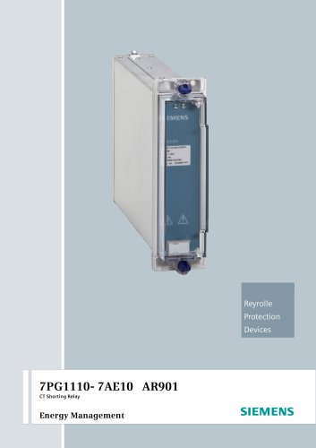 7PG1110- 7AE10 AR901 CT Shorting Relay