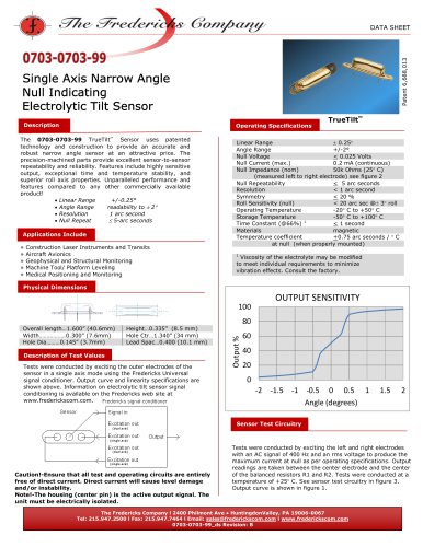 Single Axis Narrow Angle