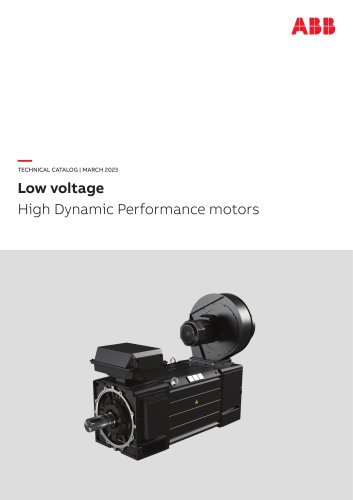 Low voltage High Dynamic Performance motors