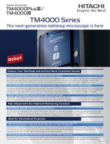 TM4000PlusIII / TM4000III | Tabletop SEM
