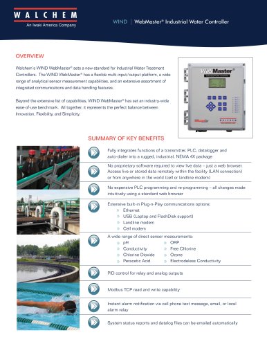 WIND | WebMaster® Industrial Water Controller