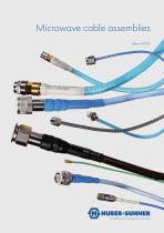 Microwave cable assemblies