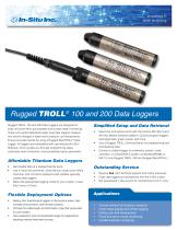 Rugged TROLL 100/200 and Rugged BaroTROLL Data Loggers