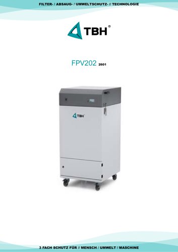 FPV 202: Filter Cartridge Pre-Separator: Extends LN/GL Service Life (Self-Cleaning)