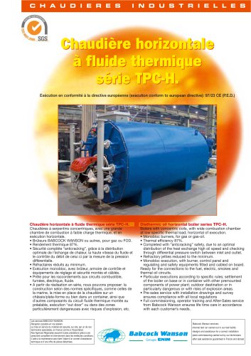 Thermal fluid Heaters TPC-H